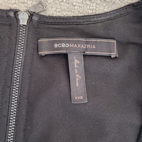 BCBG | Suede Zip Back Tank Top - Picture 3 of 3